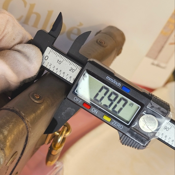 👜 Chloé Paddington Brown Long Wallet 100% Genuine Cow & Lambskin Leather 🔑 - Picture 11 of 16